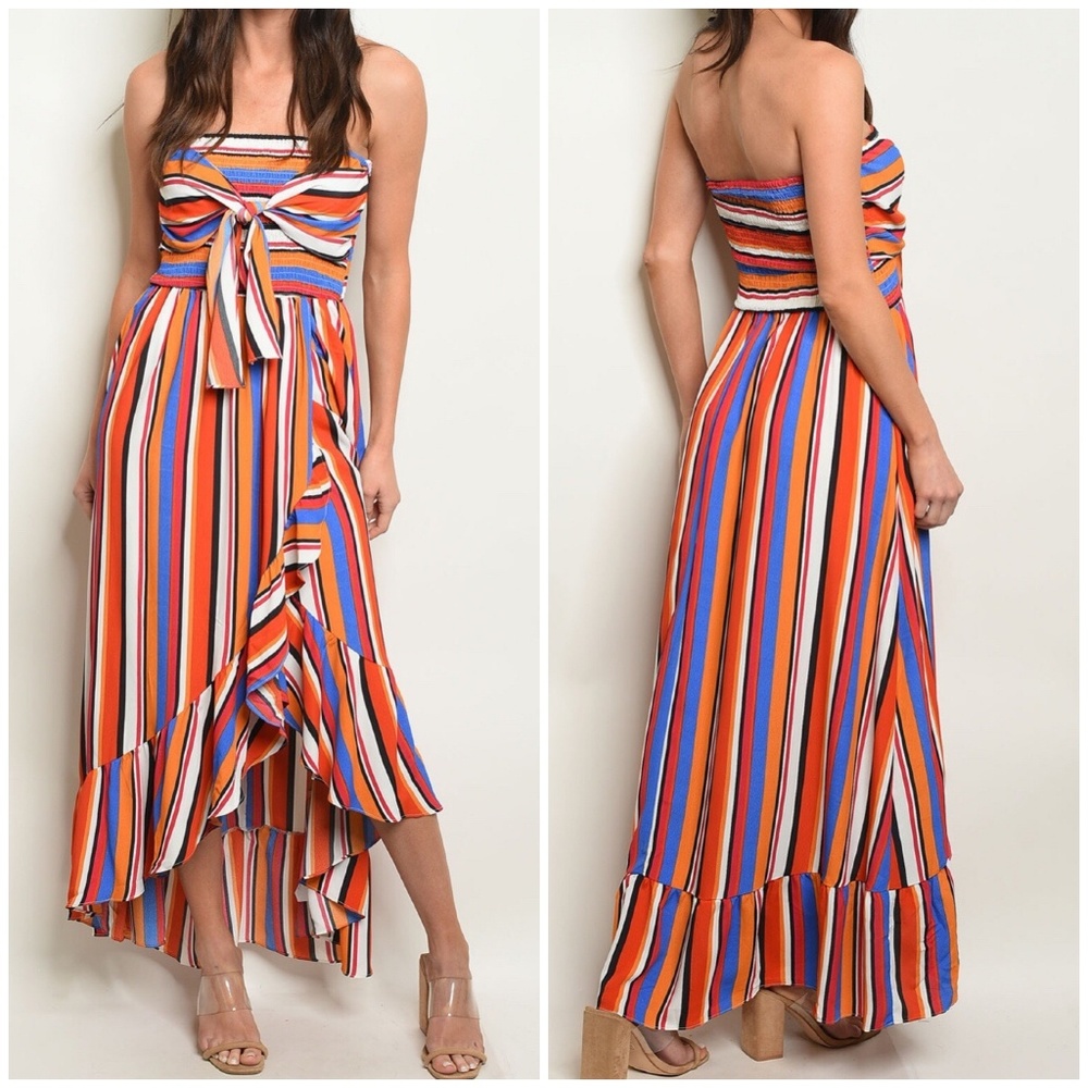 LAST ONE❗DO+BE Sexy Chic Strapless Maxi Dress - Picture 7 of 7